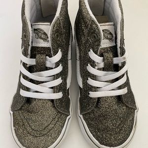 Toddler girl glitter vans